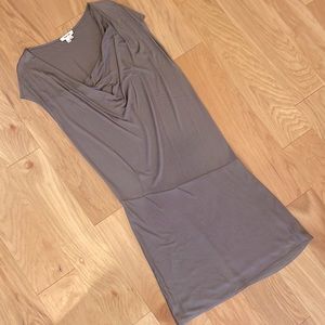 Helmut Lang silk jersey sleeveless dress